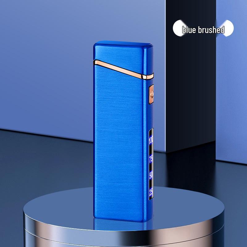 Smart Windproof Type-C Rechargeable Lighter with Dual Arc & Display