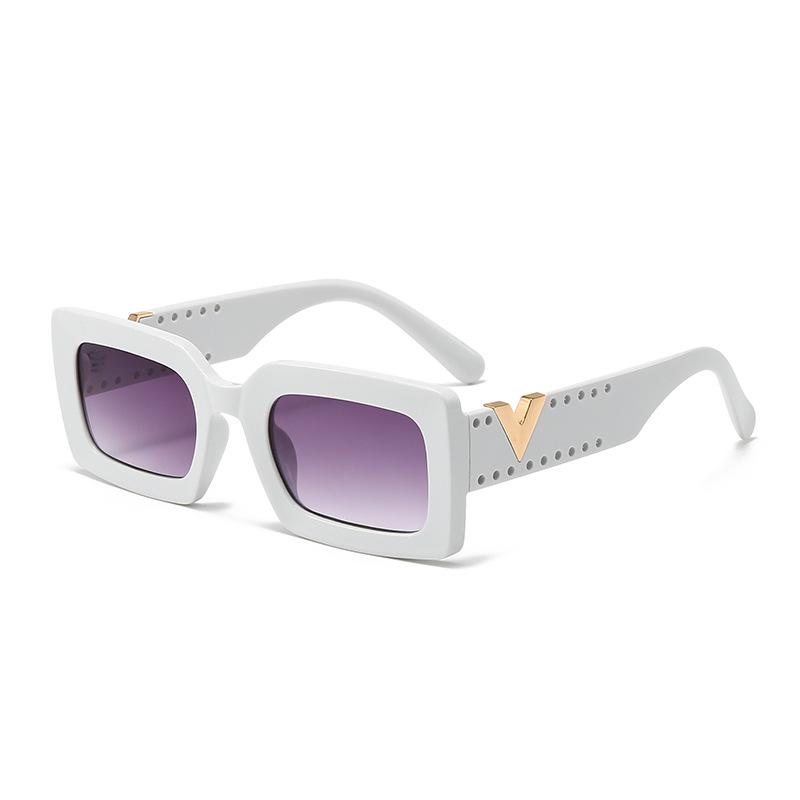 Large Square Frame Sunglasses Hollow Lightweight Anti-ultraviolet Driving Sun Protection Glasses