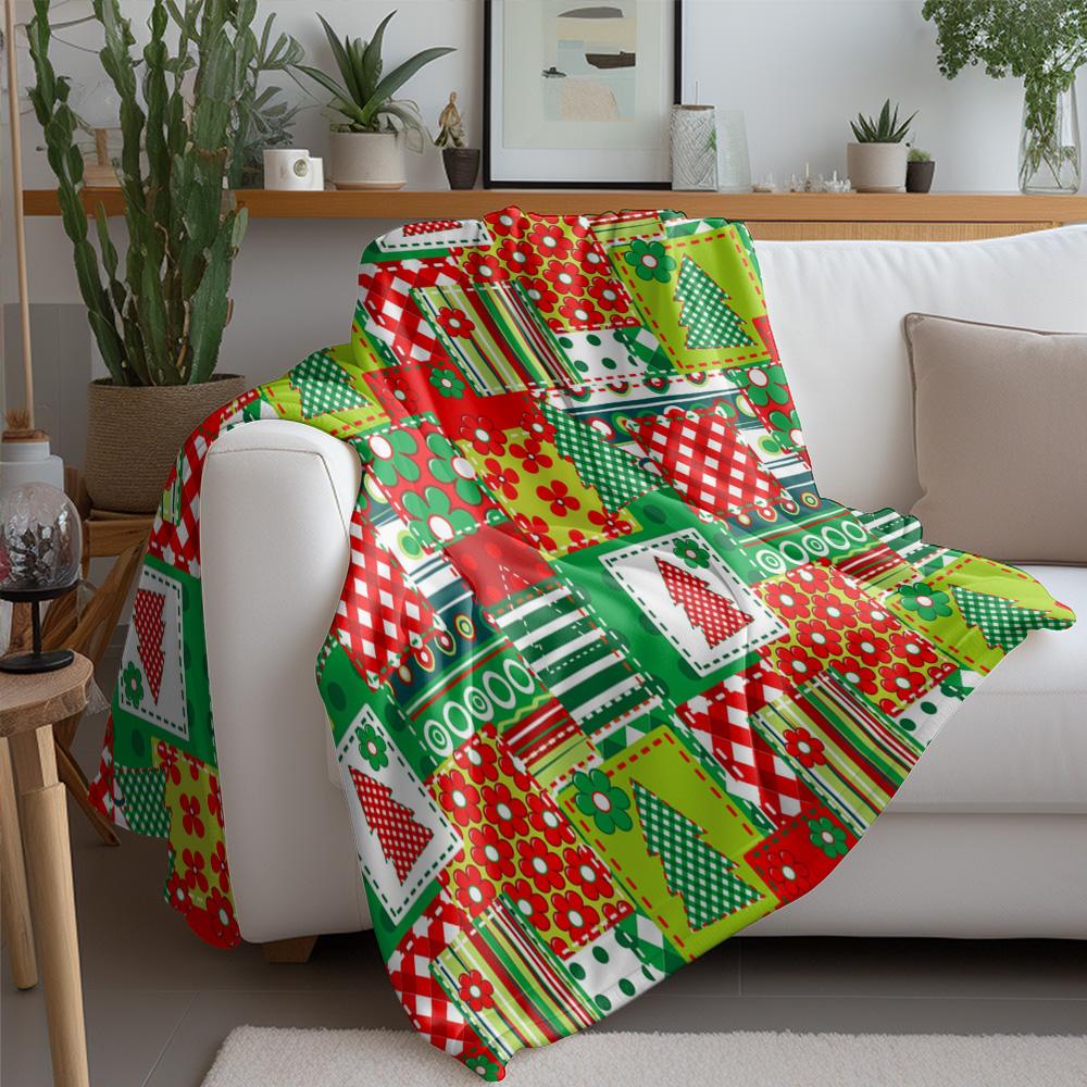 Cozy Throw Blanket Soft Warm Fuzzy Plush Sherpa Blanket Home Decor Bedding Gift Idea Christmas Holiday