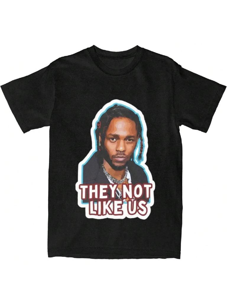 T-Shirt They Not Like Us Hip Hop T Shirts Short Sleeve Y2K Retro Tops Summer Cotton Breathable Oversized Tees