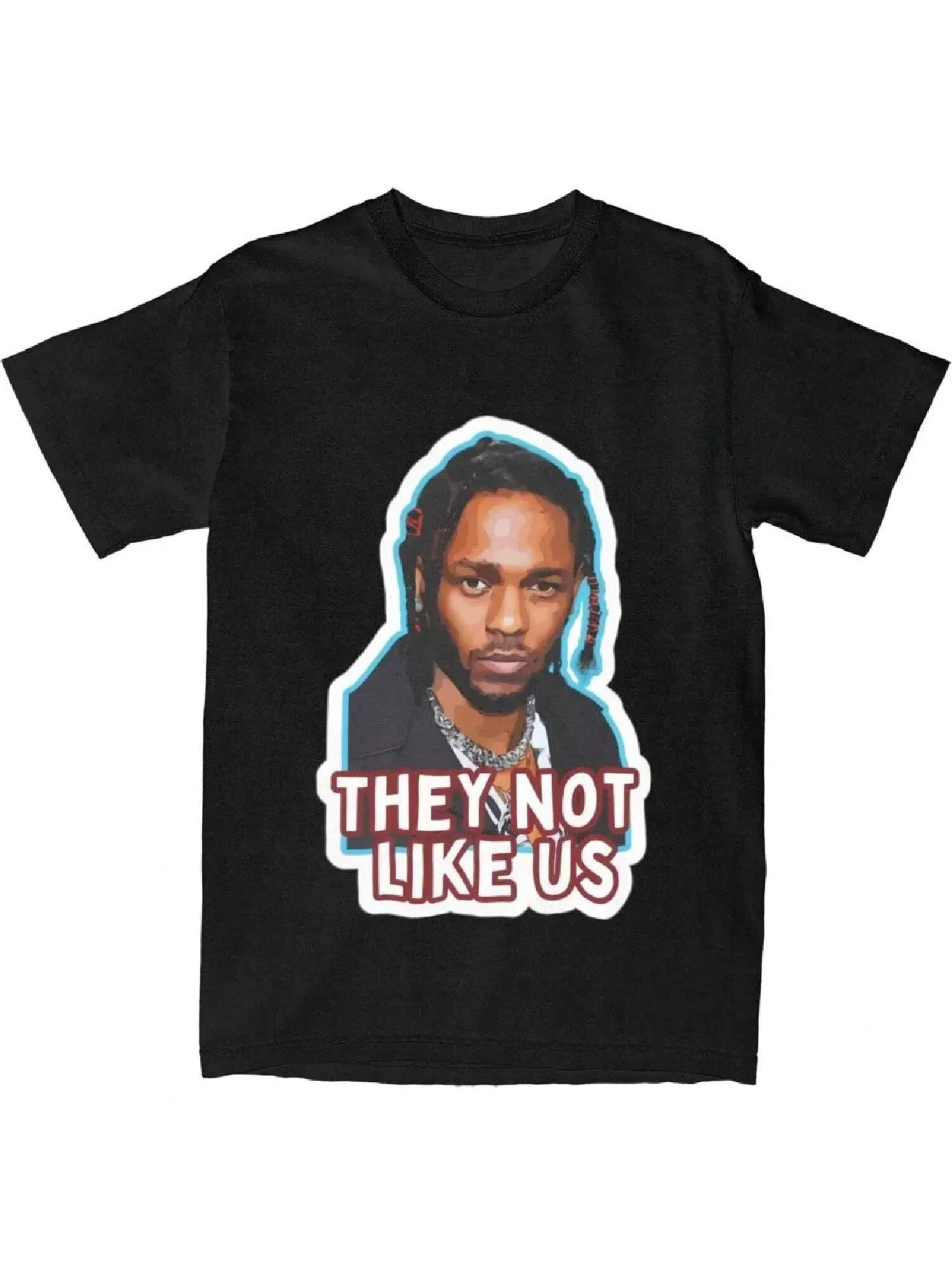 T-Shirt They Not Like Us Hip Hop T Shirts Short Sleeve Y2K Retro Tops Summer Cotton Breathable Oversized Tees S разноцветный