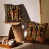 Egypt Pharaoh Cushion Cover Anti-dustmite Pillowcase Invisible Zipper Silky Short Plush Sofa Cushion Cover