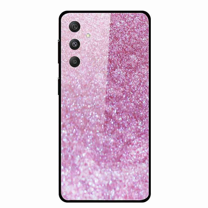For Samsung Galaxy M54 M34 M14 Case Luxury Tempered Glass Back Cover Hard Case Samsung Galaxy M 54 Capa Fundas Coque Colorful