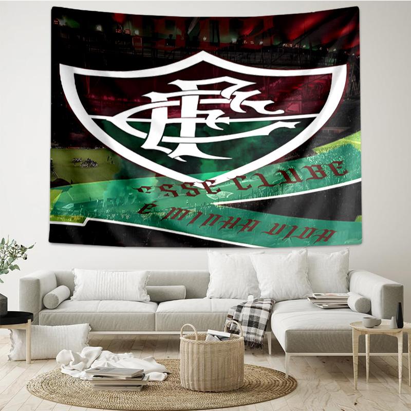 1PC Flumi-nense Crest Wings Printed Tapestry Room Decoration Wall Hanging for Living Room Bedroom, dormitory, Birthday and Christmas gifts