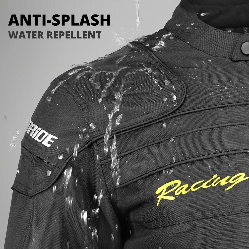 4 Season Men 's Motorcycle Jacket Motocross Jacket Motorcycle Protector Pants Moto Cycling Jacket Coats Riding Clothing