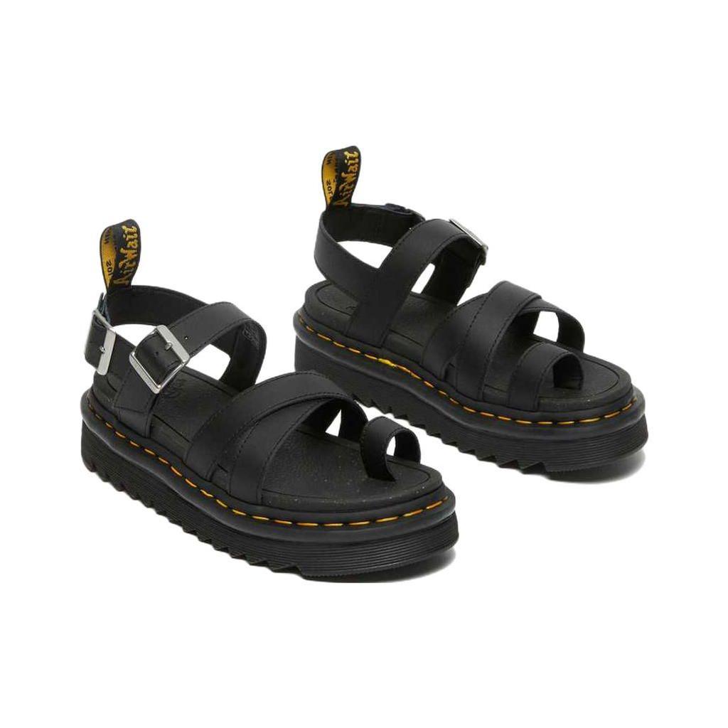 Dr. Martens Avry Hydro Leather Strap Sandal Black Women Sneakers 27345001