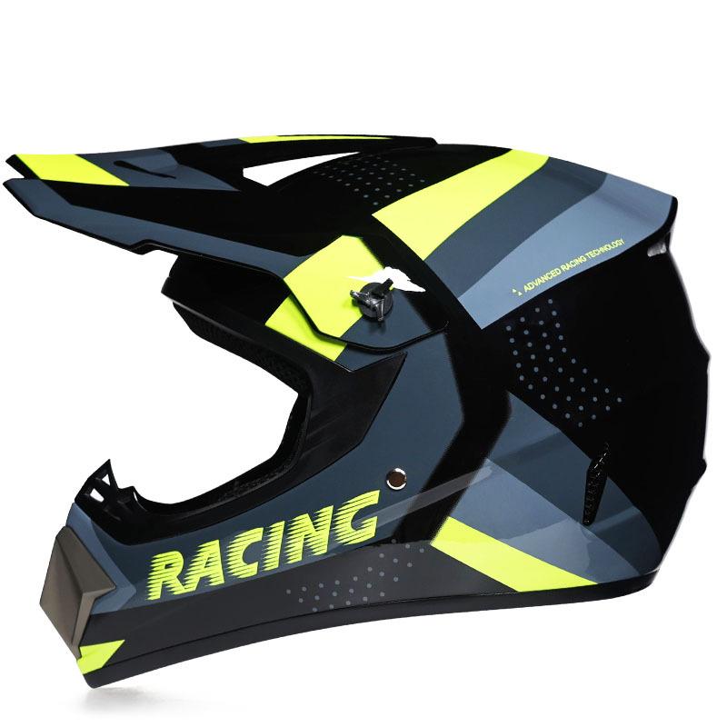 Four Seasons Motorcycle Off-road Helmet for Men and Women, Electric Bike Helmet, Mountain Bike Off-road Helmet, Racing Speed Descent Pedal