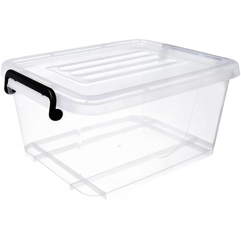 Transparent Plastic Storage Box With Lid PP Material Large Capacity Organizing Bin Toys Clothes Blankets Bedroom Living Room