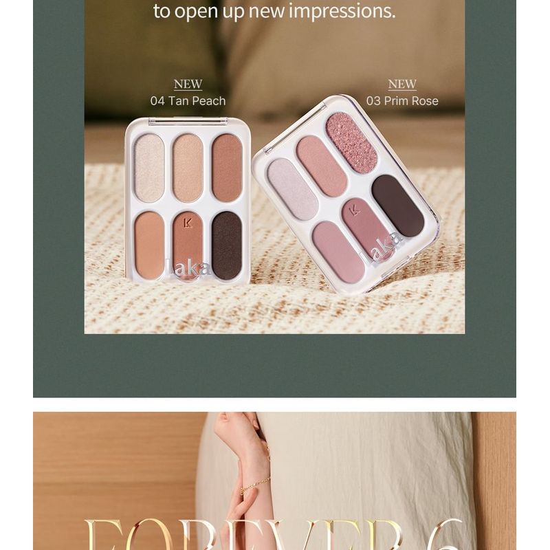 Laka - Forever 6 Eye Palette - 4 Types