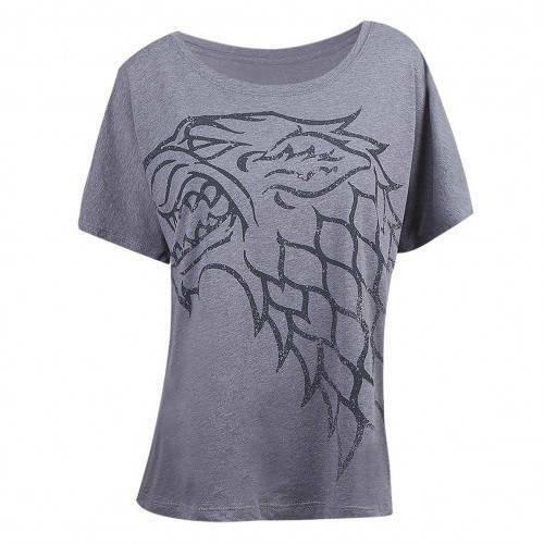 

Hbo Game Of Thrones Stark Direwolf Unisex T-Shirt Licensed