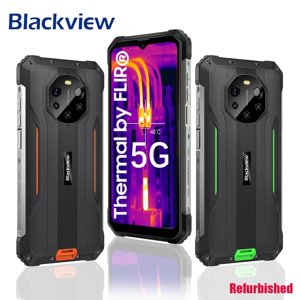 Refurbished Blackview BL8800 Pro 5G Smartphone 8GB ROM 128GB RAM 50MP Quad Rear Camera Powerful 8380mAh Battery