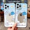 Divertente Custodia per Telefono Mostro Per iPhone 11 Custodia iPhone 14 Pro 12 13 15 Pro Max XR XS 7 8 Plus SE Trasparente con Supporto Porta Carte