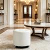 Lounge Footrest Stool, Swivel Stool, Round Footrest Stool (only with 1 Pc Footrest Stool)