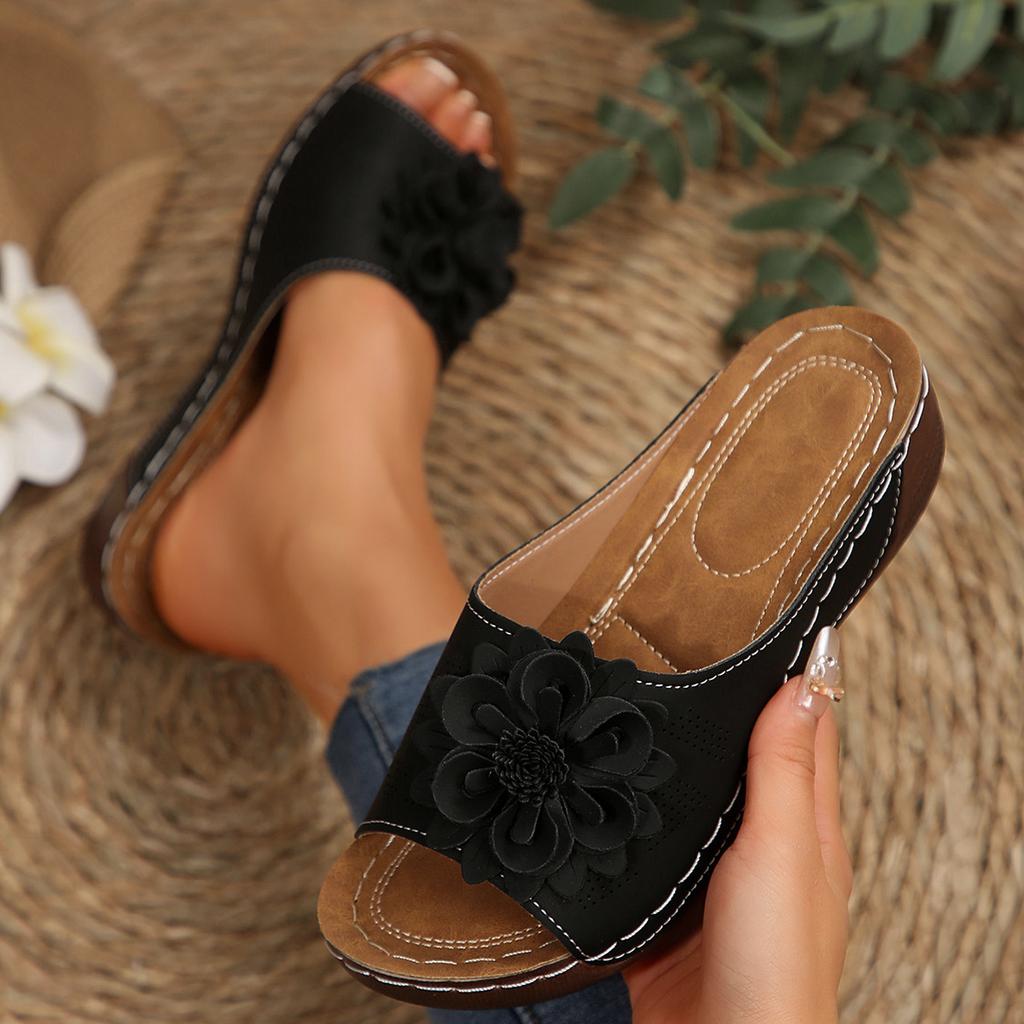 Plus Size Shoes for Women 36-43 Summer Fashion Women Platform Wedges Comfortable Slip on Non-slip Sandalias Mujer Beach Shoes