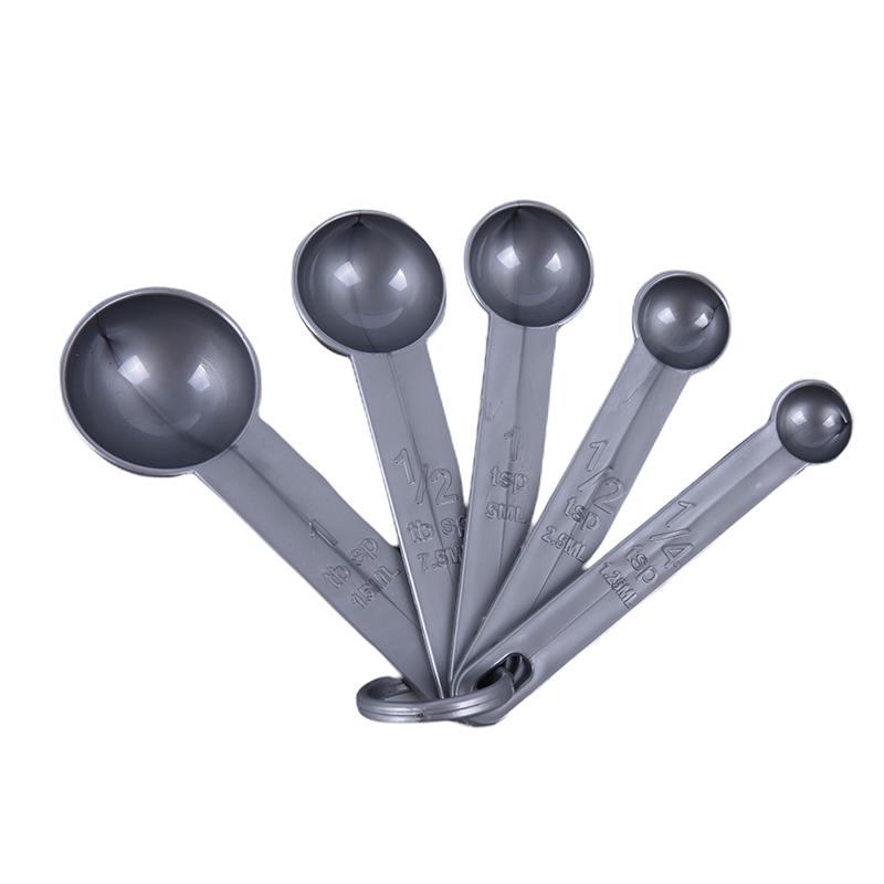 

5 шт./лот мерная ложка со шкалой для кухни набор ложек для выпечки торта со шкалой