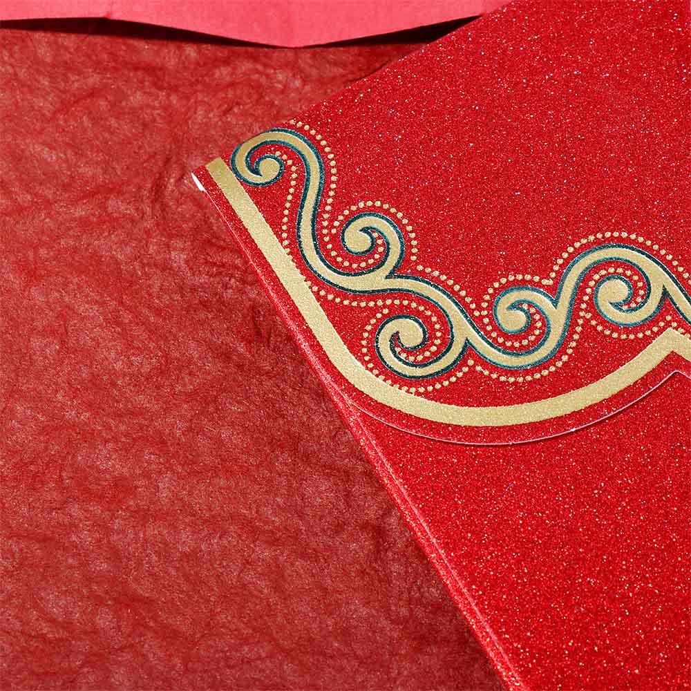 2pcs Red New Year Red Envelope with Tassels Red Pocket HongBao Lucky Money Pocket  Spring Festival