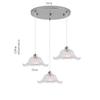 Green Glass Pendant Lamp Retro Drifting Window Bedhead Clothing Store Bar Creative LED Chandelier Home Decor Light Hanging Room