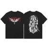 Hot 2026 Shortsleeved Tshirt With Big Logo Featuring A Rabbit The Same Style As Xxxs High Street Lightning Skull Tshirt