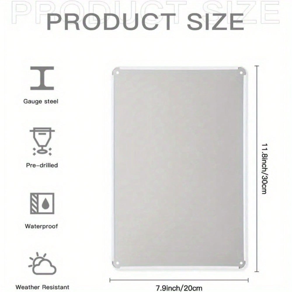 Sarcastic Humor Metal Plaque, Vintage "My Own Family Doesn't Like Me" Decor, Home Art Accent for Sassy & Comedy Fans