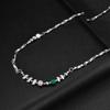 Punk Unregelmäßige Perlen splicing Edelstahl Halskette für Männer, Hip Hop Mobius Kette Choker, Wasserdichte Party Schmuck Geschenke