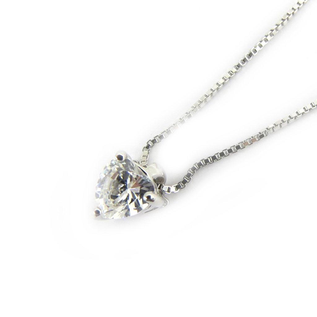Altesse [L6102] - White 'Love' Silver Necklace