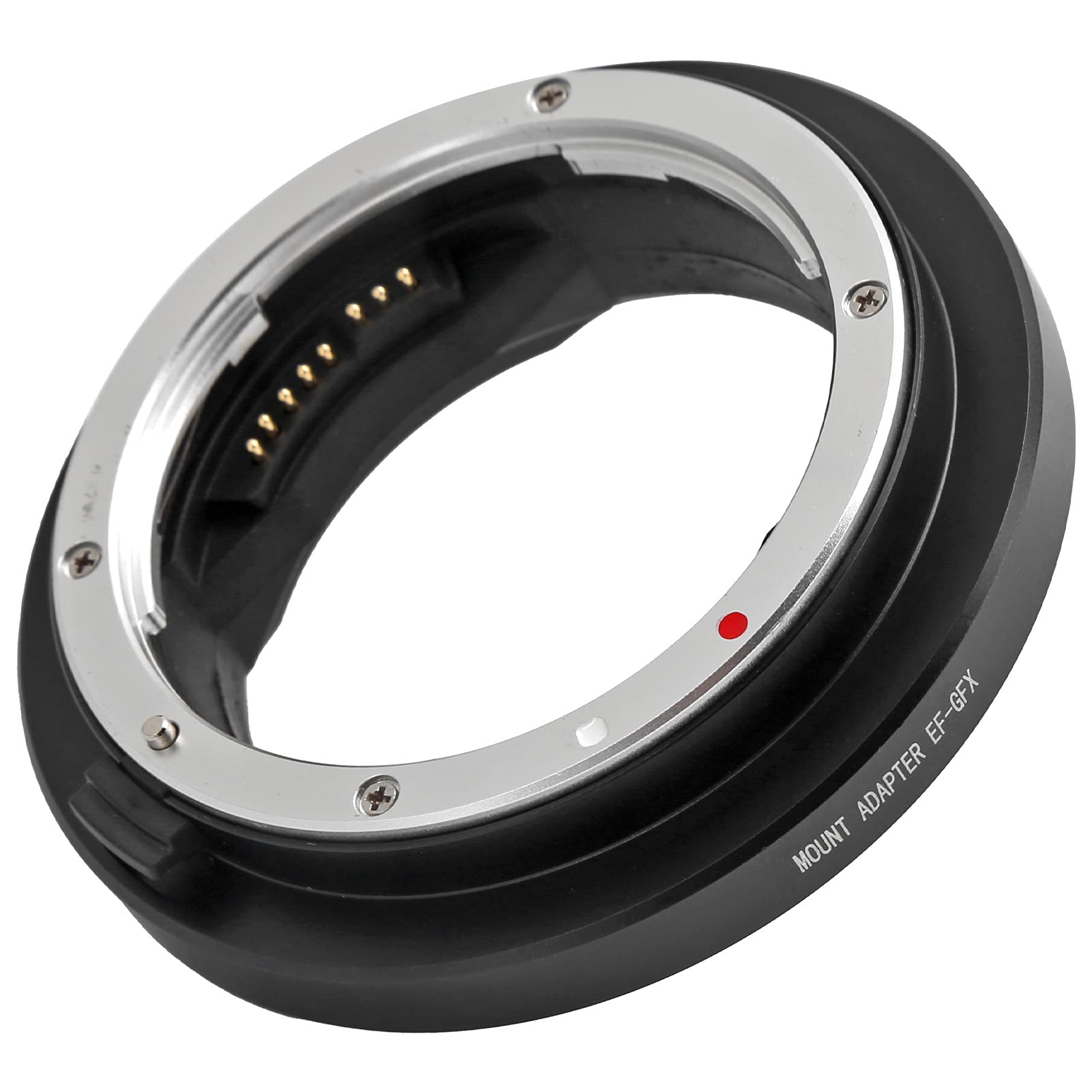 

Lens Adapter Ring Aluminum Alloy EFGFX Auto Focus Mount Adapter for Canon EF for Fuji GFX Medium Format Camera Mount, Mount,