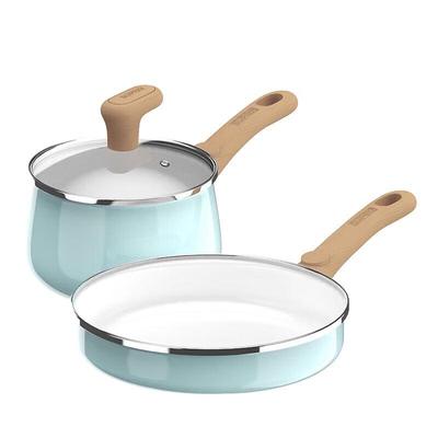SUPOR VTP2215T Light Enamel Cookware Set