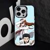 Steins Gate Okabe Anime Phone Case For iPhone 16,15,14,13,12,11,8,7,Pro,Max,Plus,Mini,XS,SE Anti Fall Black Matte Hard