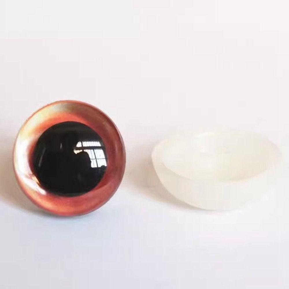18mm Plastik-Sicherheitsaugen 10 Farben Glitzeraugen Basteln DIY Puppen Marionette Puppenzubehör