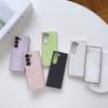 Electroplate Frame ShockProof Phone Case for Samsung Galaxy Z Fold 7 6 5 4 3 Fold7 Fold6 Serpentine Leather Protective Cover