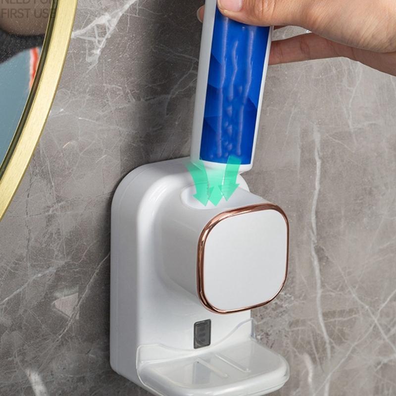Convenient Toothpaste Squeezer Automatic Dispenser for Bathroom 3 Adjustable Modes Easy To Install
