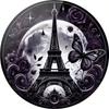 Vintage Metal Eiffel Tower Wall Sign Retro Art Home Bar Decor