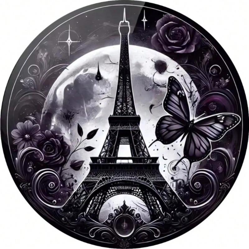 Vintage Metal Eiffel Tower Wall Sign Retro Art Home Bar Decor