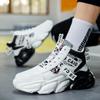 High-top Basketball Shoes Men's Shoes 2025 Autumn New Men's Sports Running Casual Soft-soled High-tide Shoes