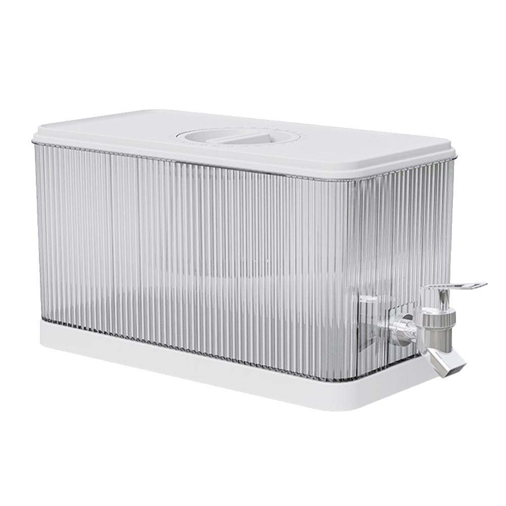 1.2 Gallon Beverage Liquid Drink Container with Spigot Refrigerator Iced Juice Lemonade Dispenser with Lid for Party Bar Wedding