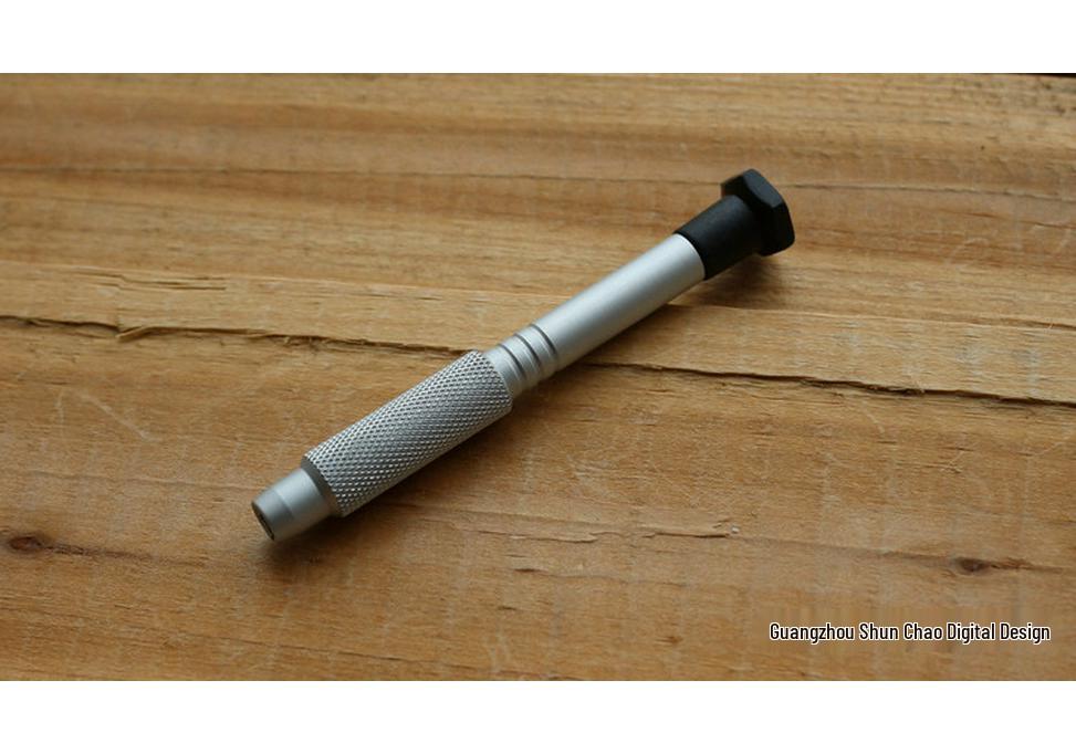 Lightweight 4MM Hex Screwdriver Handle with All-Metal Space Aluminum Design