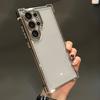 Transparent Phone Case For Samsung Galaxy S26 S25 S24 Ultra Plus S26Ultra Cases Plating Shockproof Bumper Clear Cover
