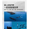 2MM Diving Suit Men's One-piece Short-sleeved Shorts Women's Front Zipper Cold-proof Warm Snorkeling Surfing Wet