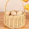5/10Pcs Easter Wooden Eggs DIY Craft Ornaments 2026 Happy Easter Party Home Decoration Supplies Kids Handmade Gift Basket Filler
