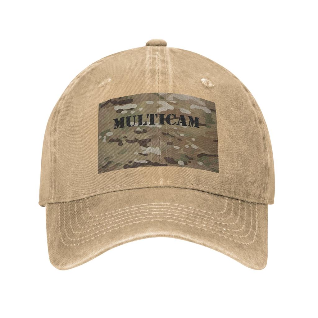 Multicam Military Trout Camo Denim Fabric Cap Casual Baseball Caps Adjustable Hat Summer Unisex Baseball Hats