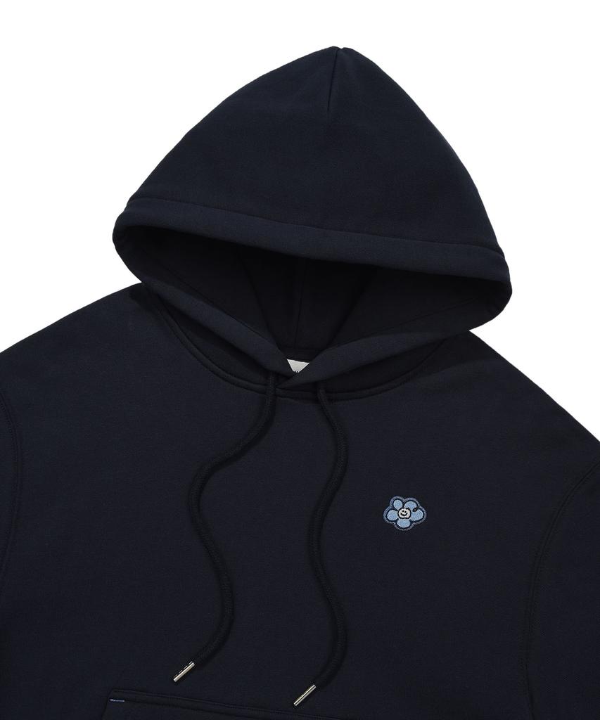 [26Ss] Women'S Lily Wappen Crop Hoodie Navy