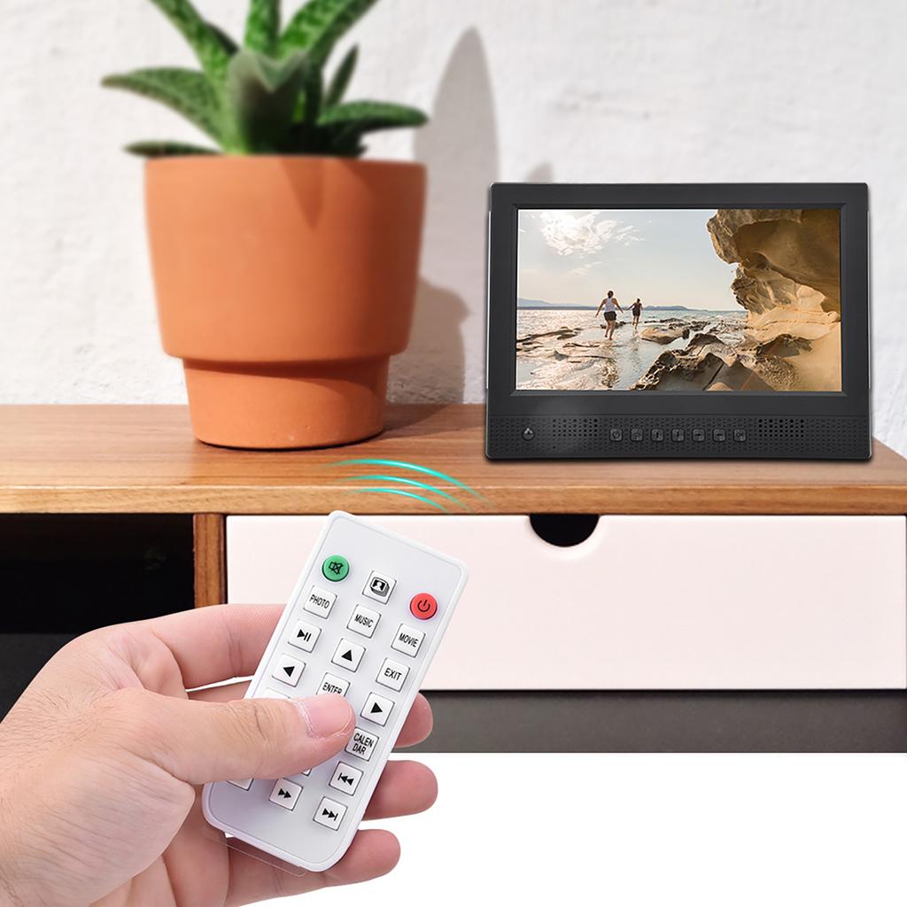 10 in Electronic Digital Photo Frame Body Induction 1024 * 600 Resolution Support Video Play