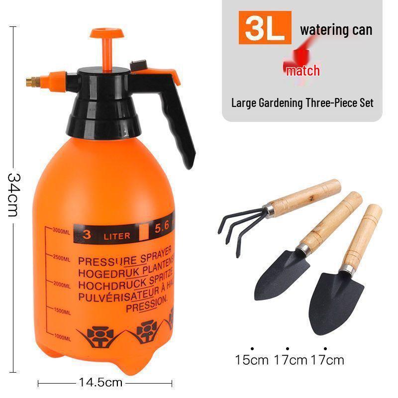 Household Car Wash & Plant Watering Spray Bottle with Air Pressure Sprinkler