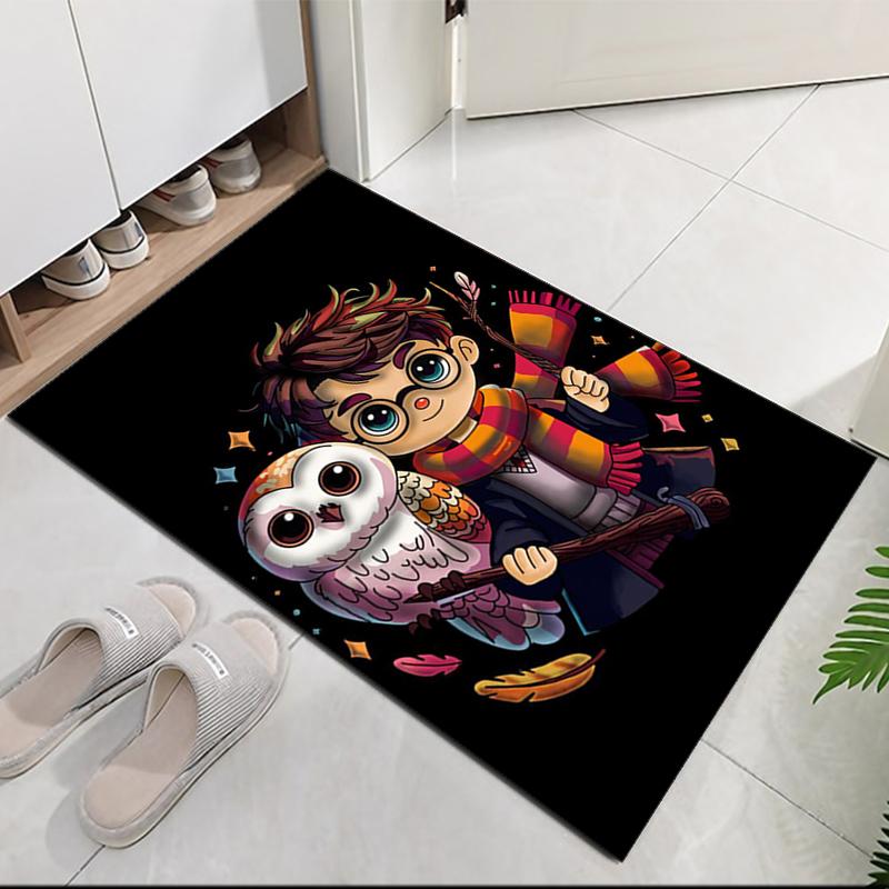 Harry Potter Printed Carpet, for Office Chair Living Room Bedroom Kitchen Room Decor Gifts.