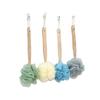 Long Handle Bath Balls Shower Back Scrubber Massage Brush for Exfoliating Body Care with Soft Bristles for Gentle Cleansing