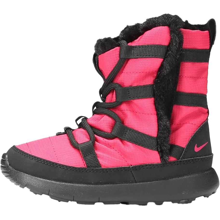 

Nike Roshe One Hi Versatile Comfortable Non-Slip Durable Toddler Shoes Baby Shoes Black Pink 807760-600 21