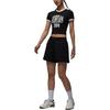 Jordan T Shirts Women's Black Crew Neck Moderate