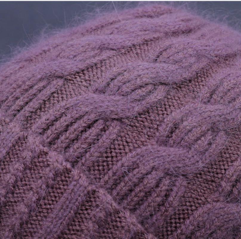 7 Farben 1 Stück Dicke Ältere Plus Samt Strickmütze Mittelalterliche Mütze Wollmützen Damen Outdoor Kalt Warm Mädchen Geschenk