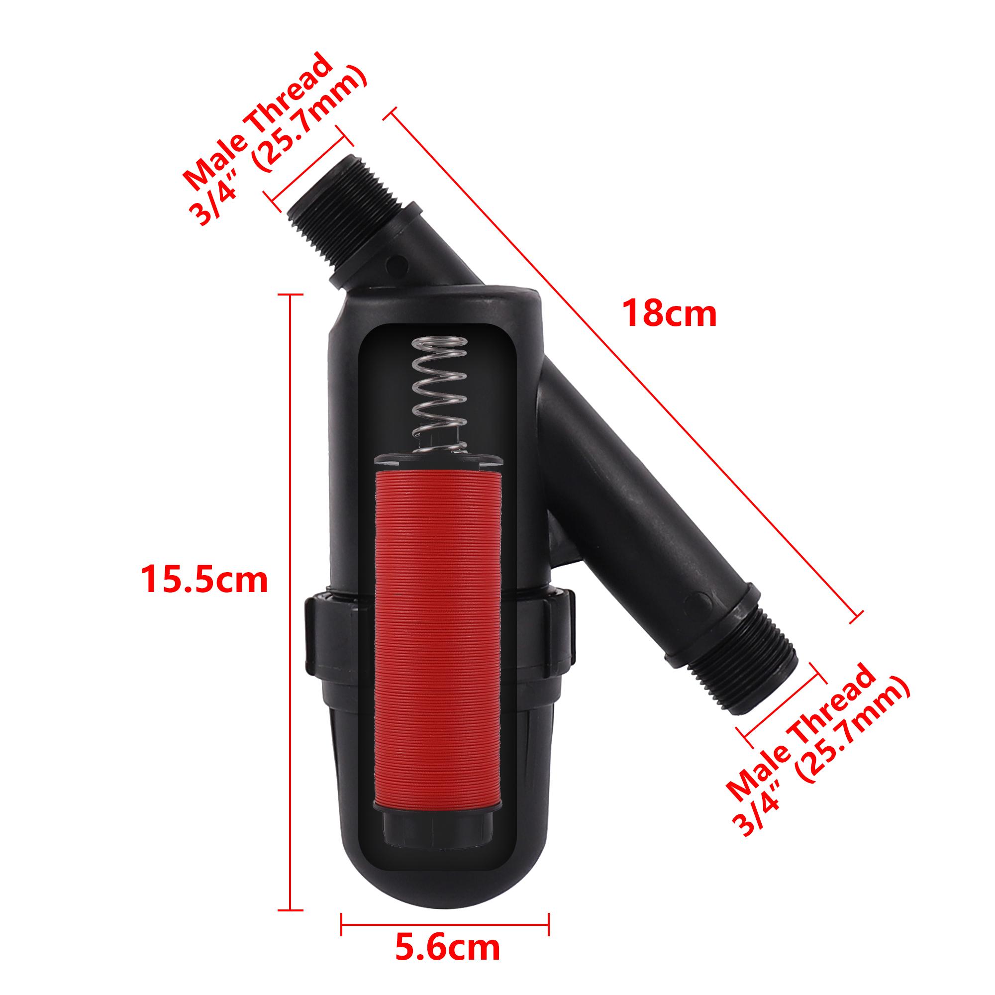 

3/4 1 Large Capacity Disc Filter 120Mesh Micron Disc Filter Agriculture Drip Irrigation Water Tank Pump Filter Impurity Filter