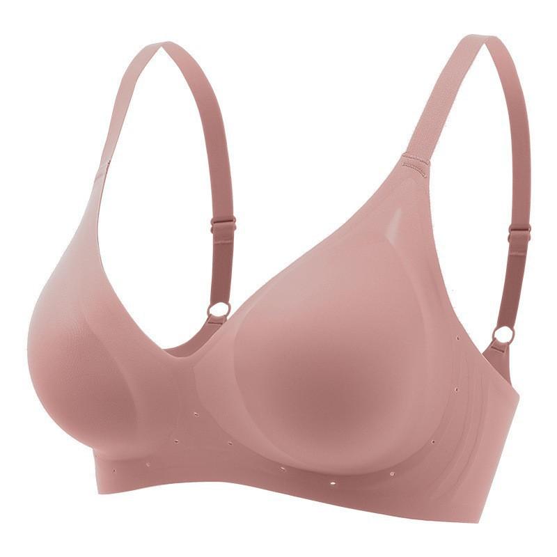Korean Version of External Expansion Chest Underwear Bra Seamless Sexy Bra Small Breasts Show Big Waist Thin Gathering Bra Bra